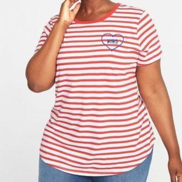 OLD NAVY  Everywear Plus-Size Graphic Tee Love - Picture 1 of 1